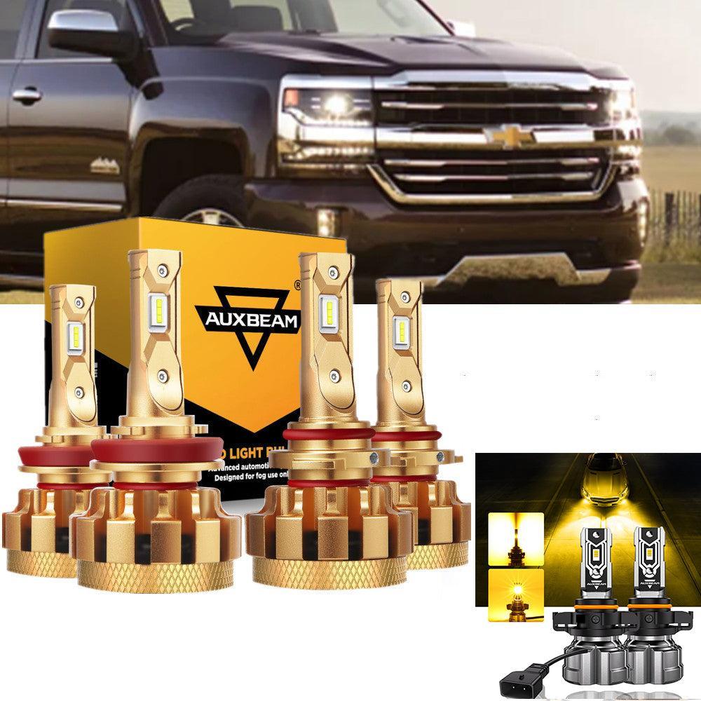 For 2007-2019 Chevrolet Silverado 2500 HD F-16 Plus Series Built-in Canbus Automotive Grade 14000LM LED Light Bulbs High Low Beam Bundle - Image 18