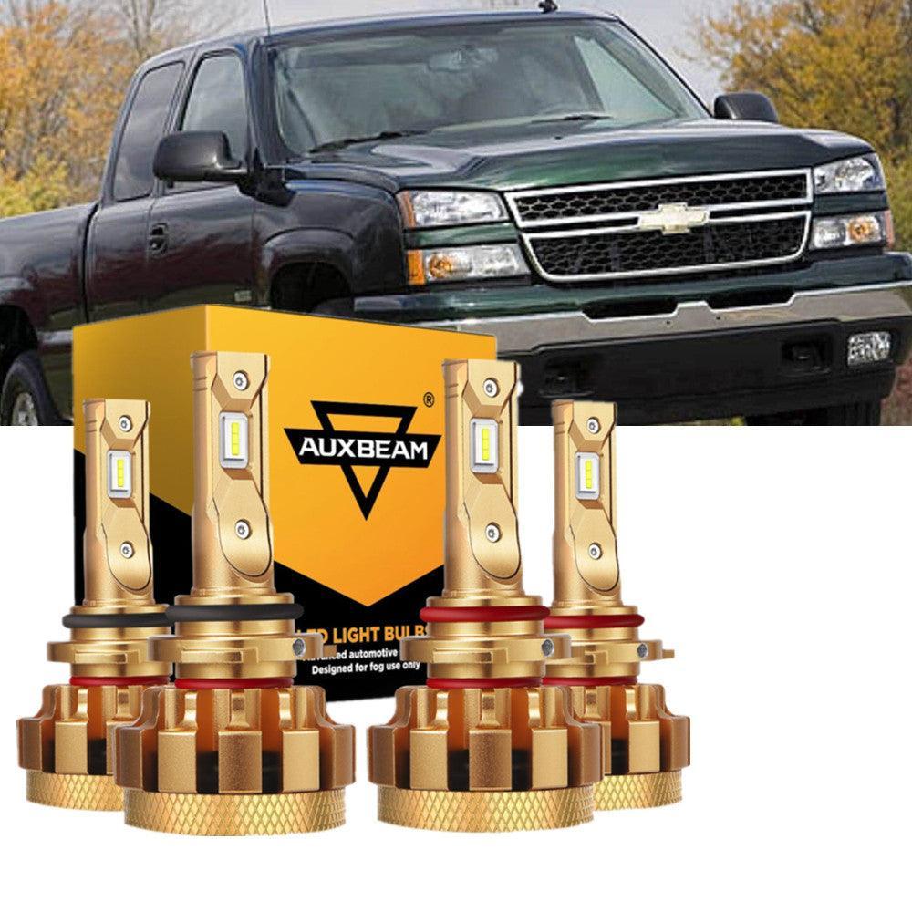 For 2007 Chevrolet Silverado 1500 HD Classic F-16 Plus Series Built-in Canbus Automotive Grade 14000LM LED Light Bulbs High Low Beam Bundle - Image 9