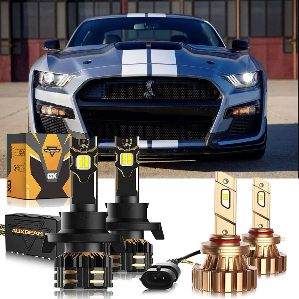 For 2007 Ford Mustang Shelby GT H13 LED Headlight Bulbs - Image 20