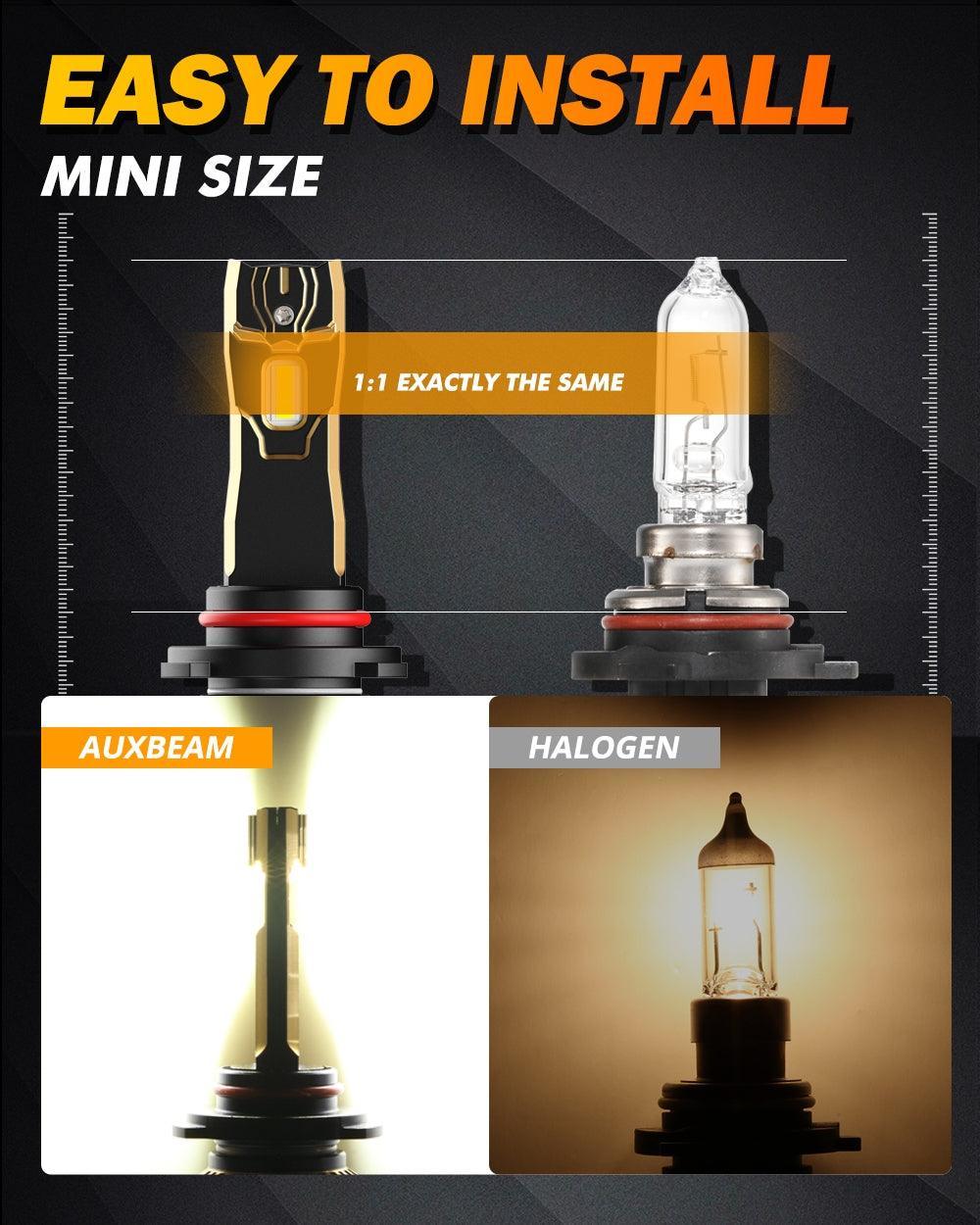For 2007 GMC Sierra 1500 HD Classic 9005 9006 LED Headlight Bulbs Bundle - Image 6