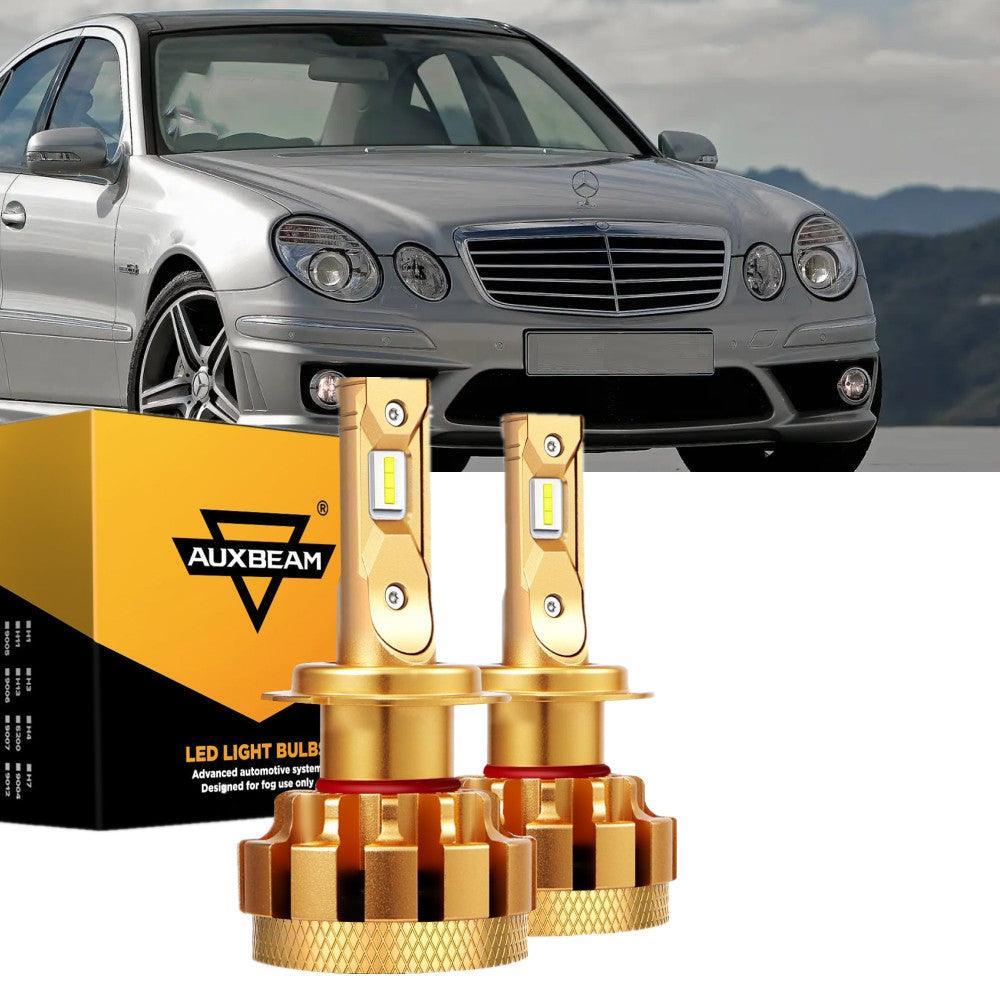 For 2007 Mercedes-Benz E63 AMG with HID headlamps LED Light Bulbs High Low Beam Bundle - Image 15