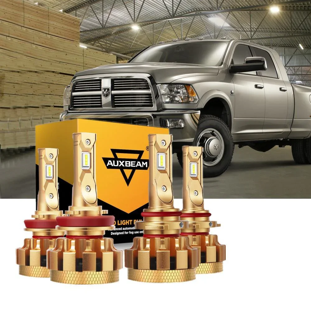 For 2009-2010 Dodge Ram 1500(with 4 headlamps) F-16 Plus Series Built-in Canbus Automotive Grade 14000LM LED Light Bulbs High Low Beam Bundle - Image 10