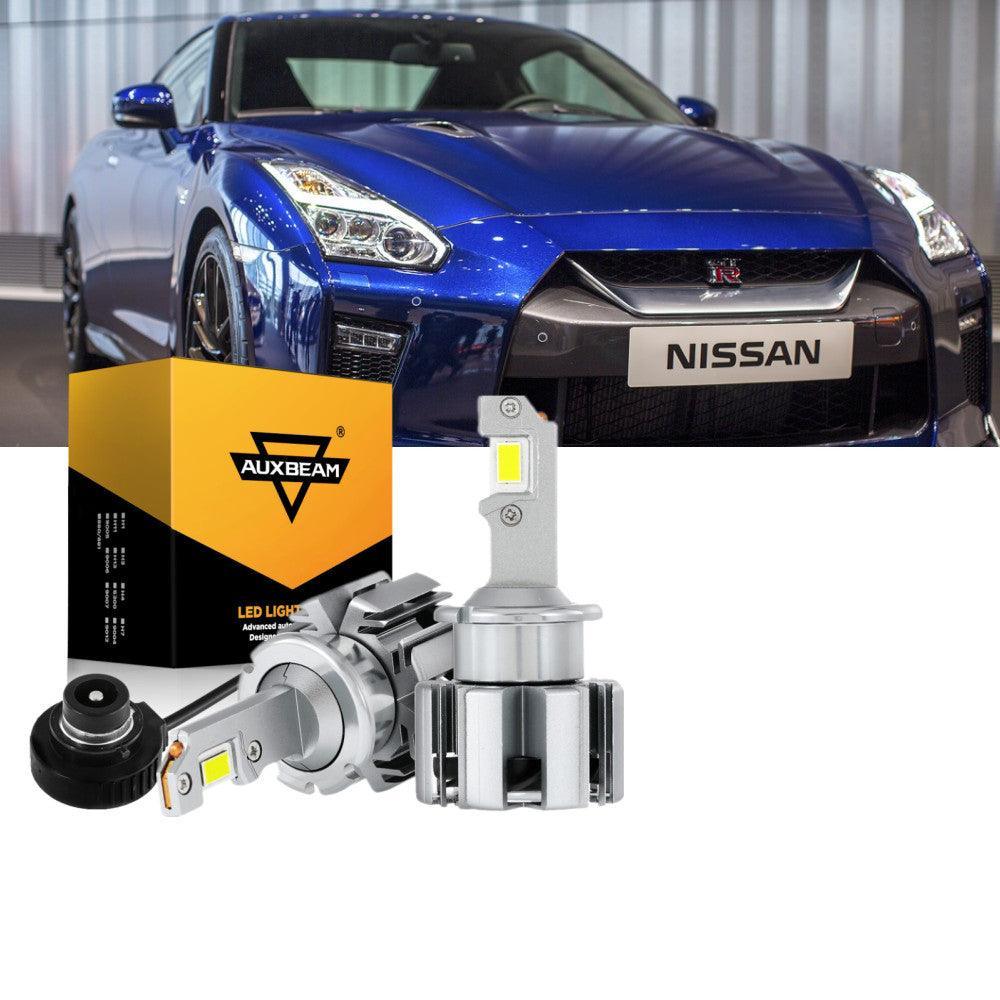For 2009-2014 Nissan GT-R D2S H9/H11 F-16 Plus Series Automotive Grade 29000LM LED Light Bulbs High Low Beam Bundle - Image 10