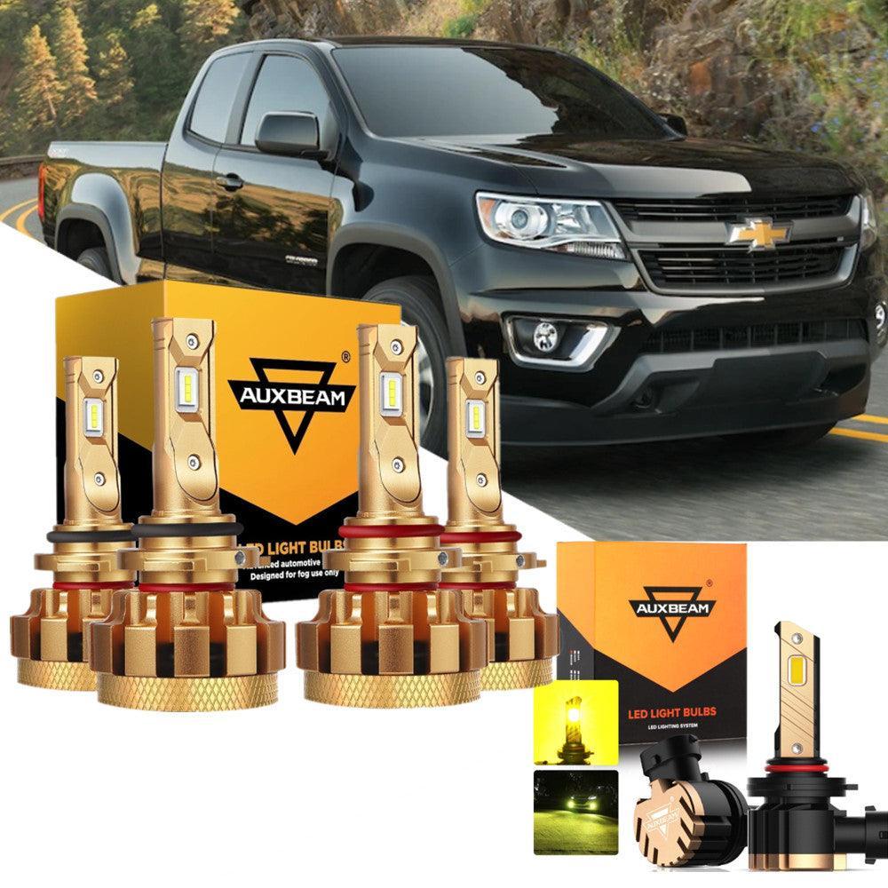 For 2010-2012 Chevrolet Colorado F-16 Plus Series Built-in Canbus Automotive Grade 14000LM LED Light Bulbs High Low Beam Bundle - Image 2