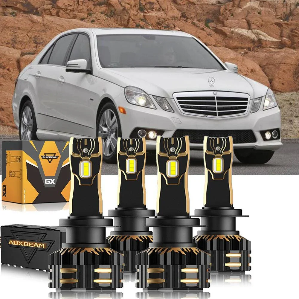 For 2011-2013 Mercedes Benz E350 H7 LED Headlight Bulbs - Image 9