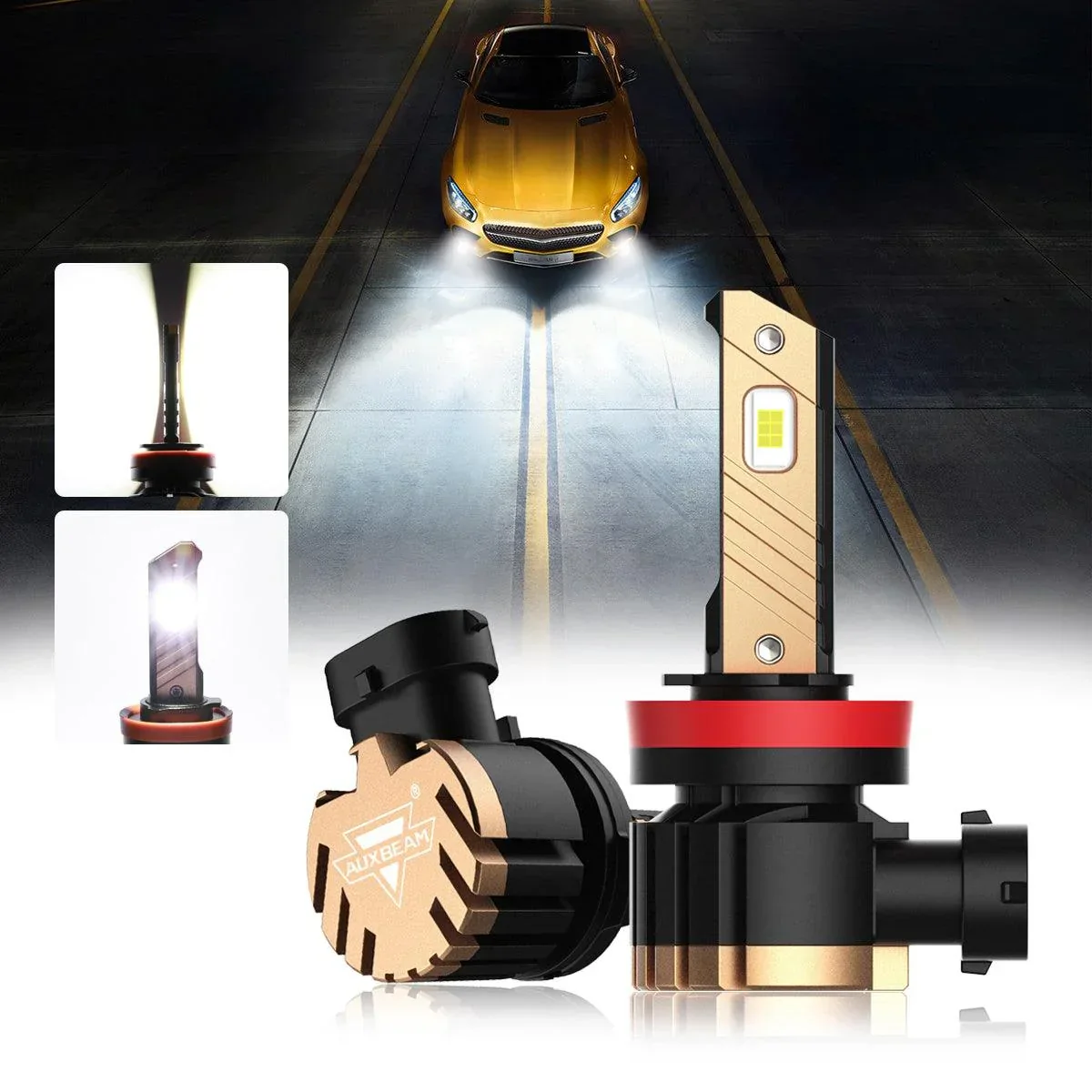 For 2013-2017 Ford Mustang D3S LED Headlight Bulbs - Image 9