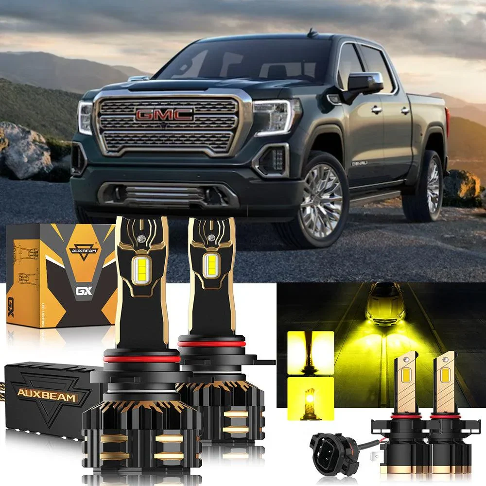 For 2014-2015 GMC Sierra 1500 9012 LED Headlight Bulbs - Image 11