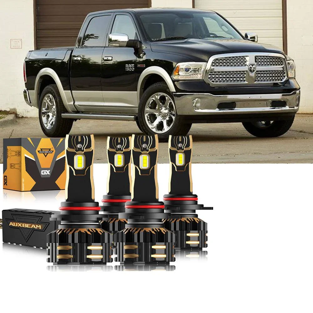 For 2014 Ram 1500 (with projector-type headlights) 9005 9012 LED Headlight Bulbs Bundle - Image 14