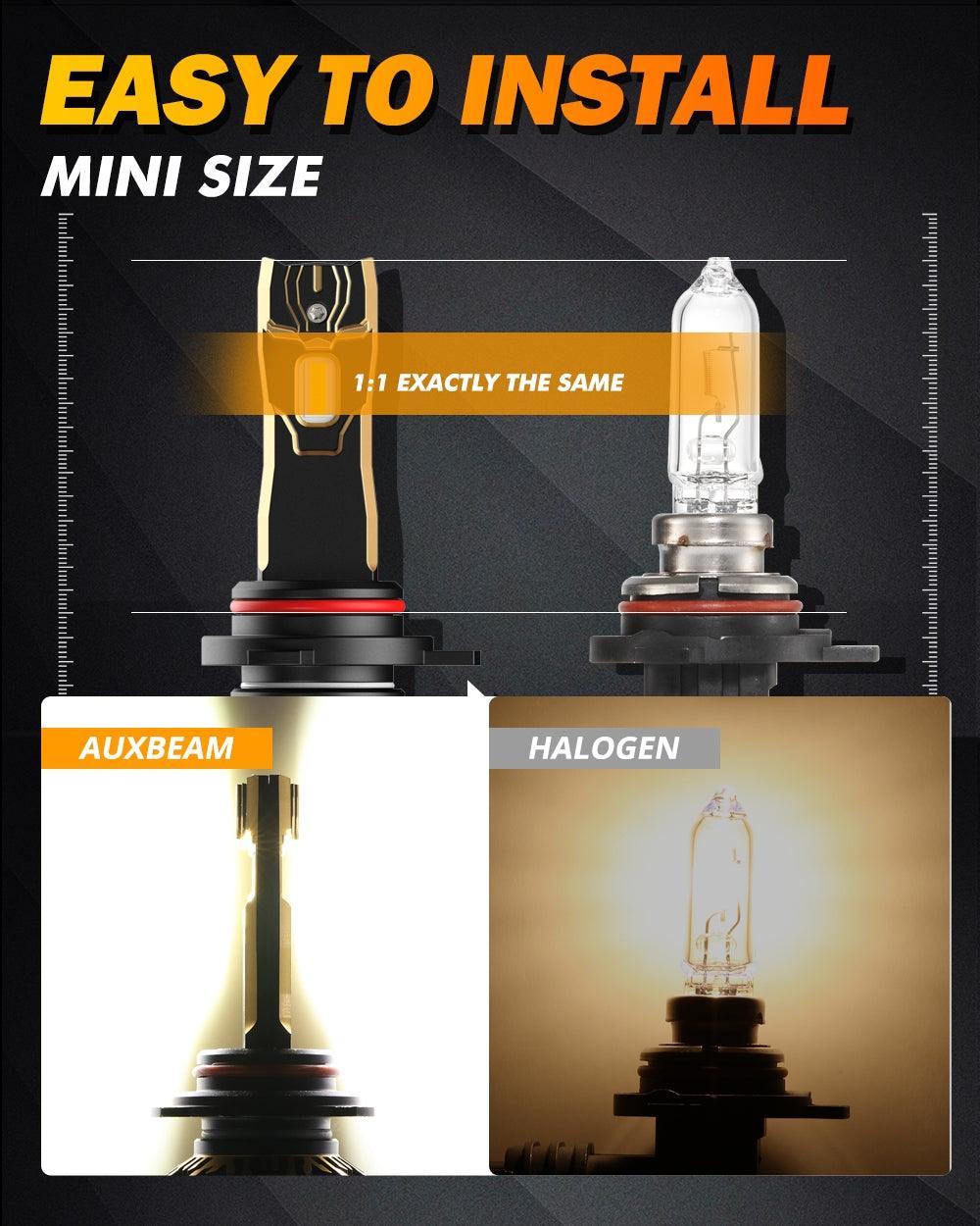 For 2014 Ram 1500 (with projector-type headlights) 9005 9012 LED Headlight Bulbs Bundle - Image 7