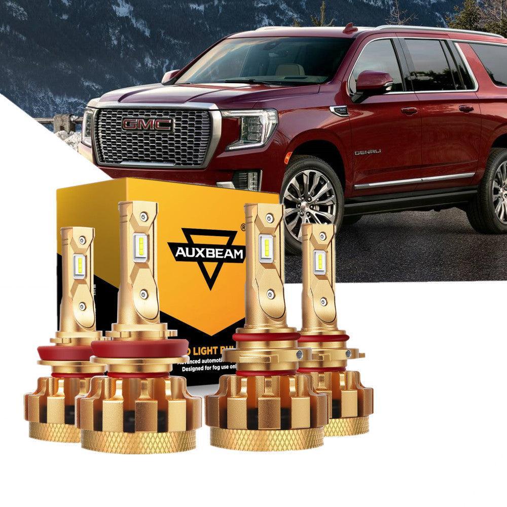For 2015 2016 GMC Yukon(with halogen lamps) F-16 Plus Series Built-in Canbus Automotive Grade 14000LM LED Light Bulbs High Low Beam Bundle - Image 10