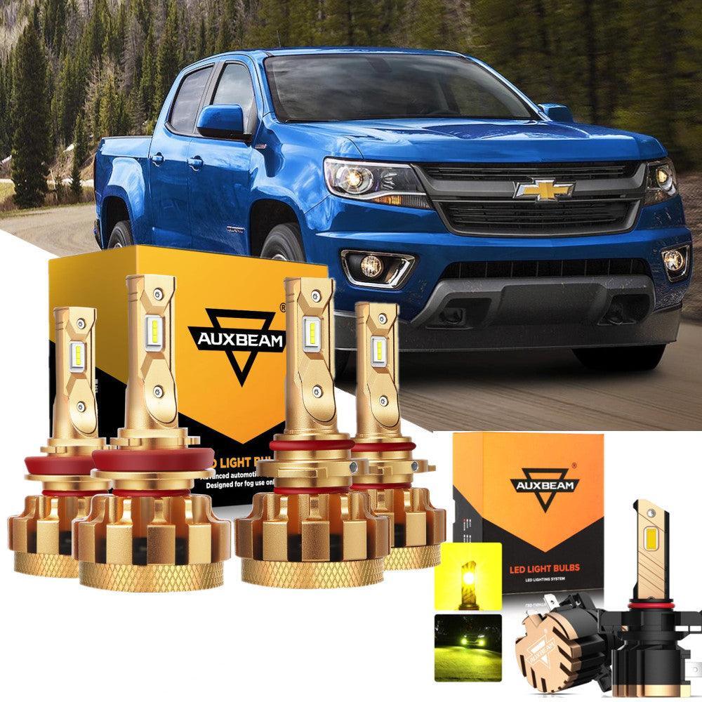 For 2015-2019 Chevrolet Colorado F-16 Plus Series Built-in Canbus Automotive Grade 14000LM LED Light Bulbs High Low Beam Bundle - Image 2