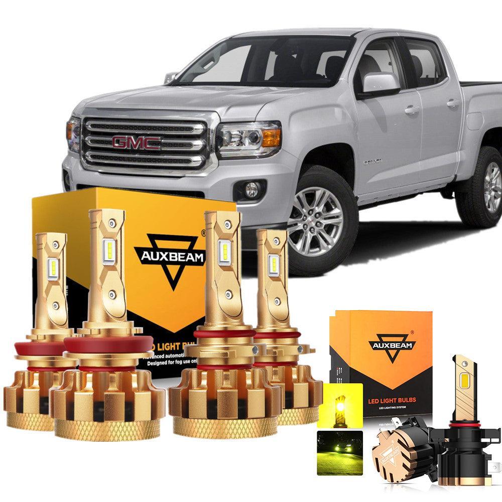For 2015-2019 GMC Canyon F-16 Plus Series Built-in Canbus Automotive Grade 14000LM LED Light Bulbs High Low Beam Bundle - Image 17