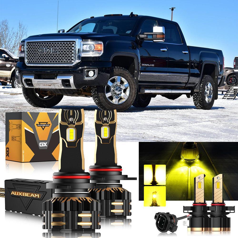 For 2015 GMC Sierra 3500 HD 9012 LED Headlight Bulbs - Image 12
