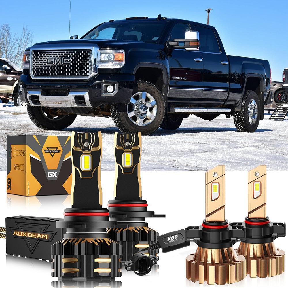 For 2015 GMC Sierra 3500 HD 9012 LED Headlight Bulbs - Image 21