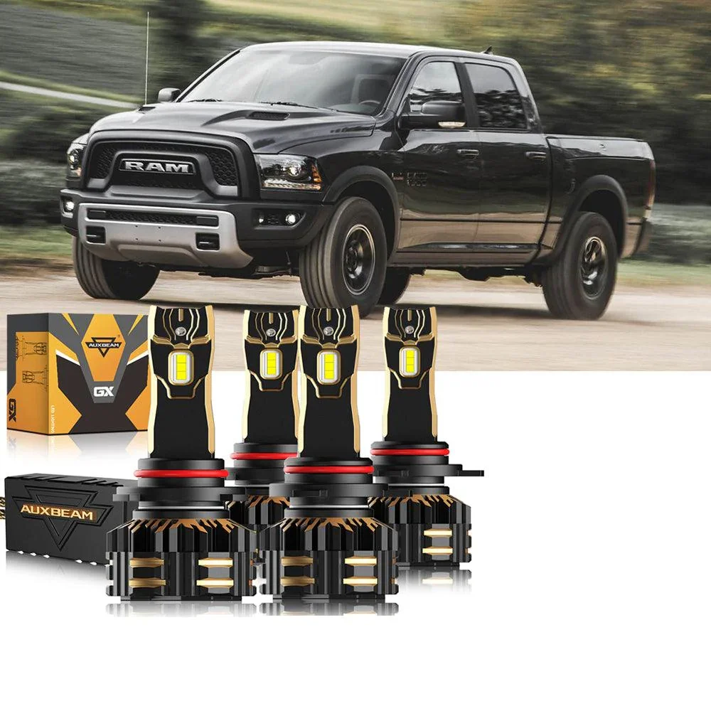 For 2015  Ram 1500 (with projector-type headlights) 9005 9012 LED Headlight Bulbs Bundle - Image 14