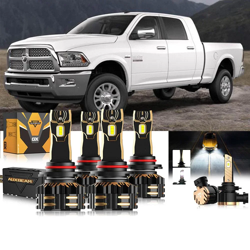 For 2018-2019 Ram 2500 (with projector-type headlights) 9005 9005 LED Headlights Bulbs Bundle - Image 12