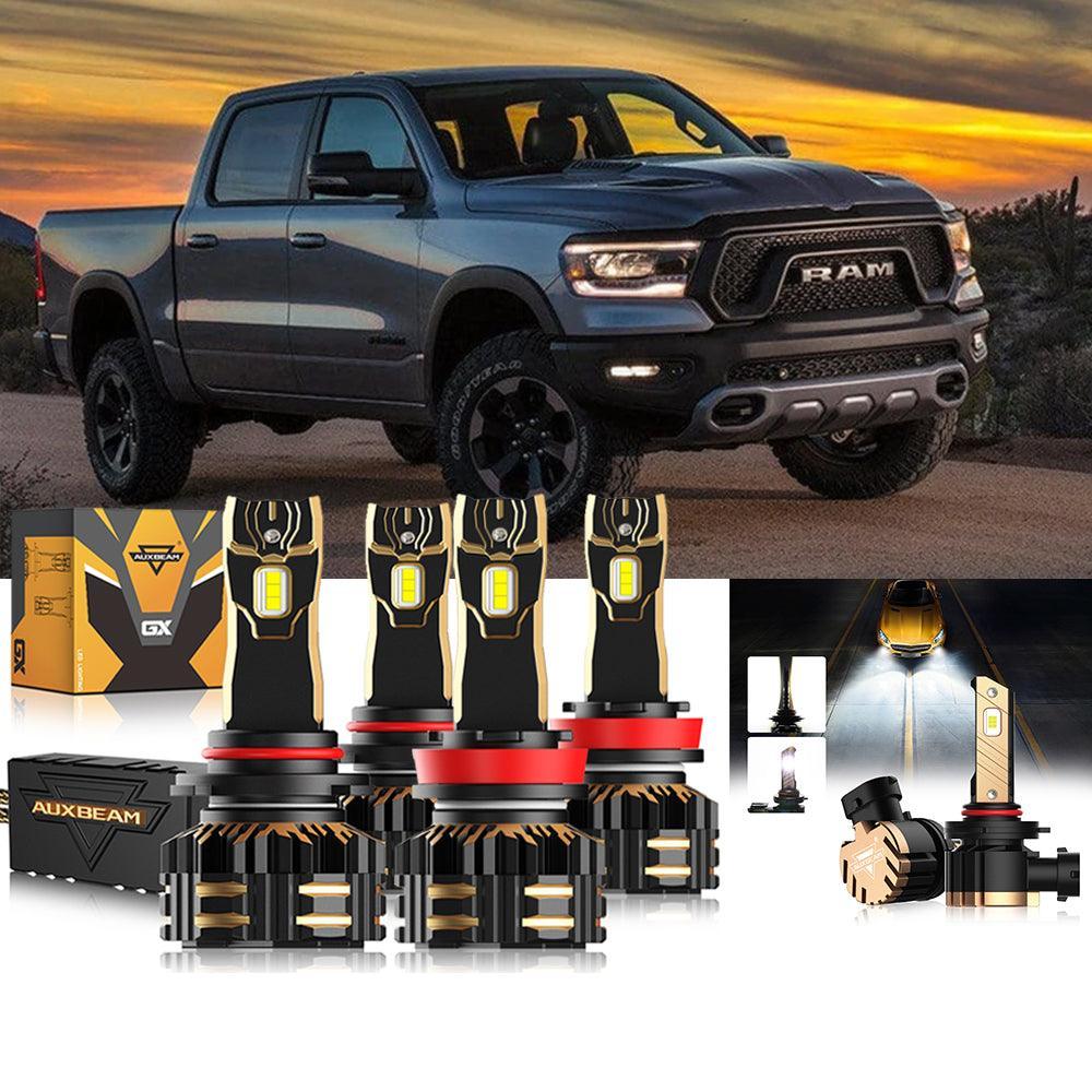 For 2018-2019 Ram 1500 (without projector-type headlights) 9005 H11 LED Headlight Bulbs Bundle - Image 14