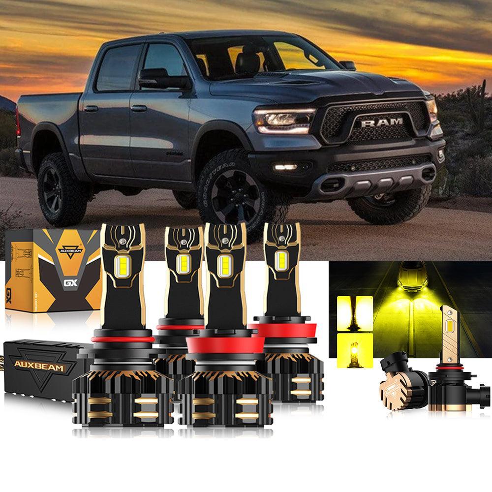 For 2018-2019 Ram 1500 (without projector-type headlights) 9005 H11 LED Headlight Bulbs Bundle - Image 15
