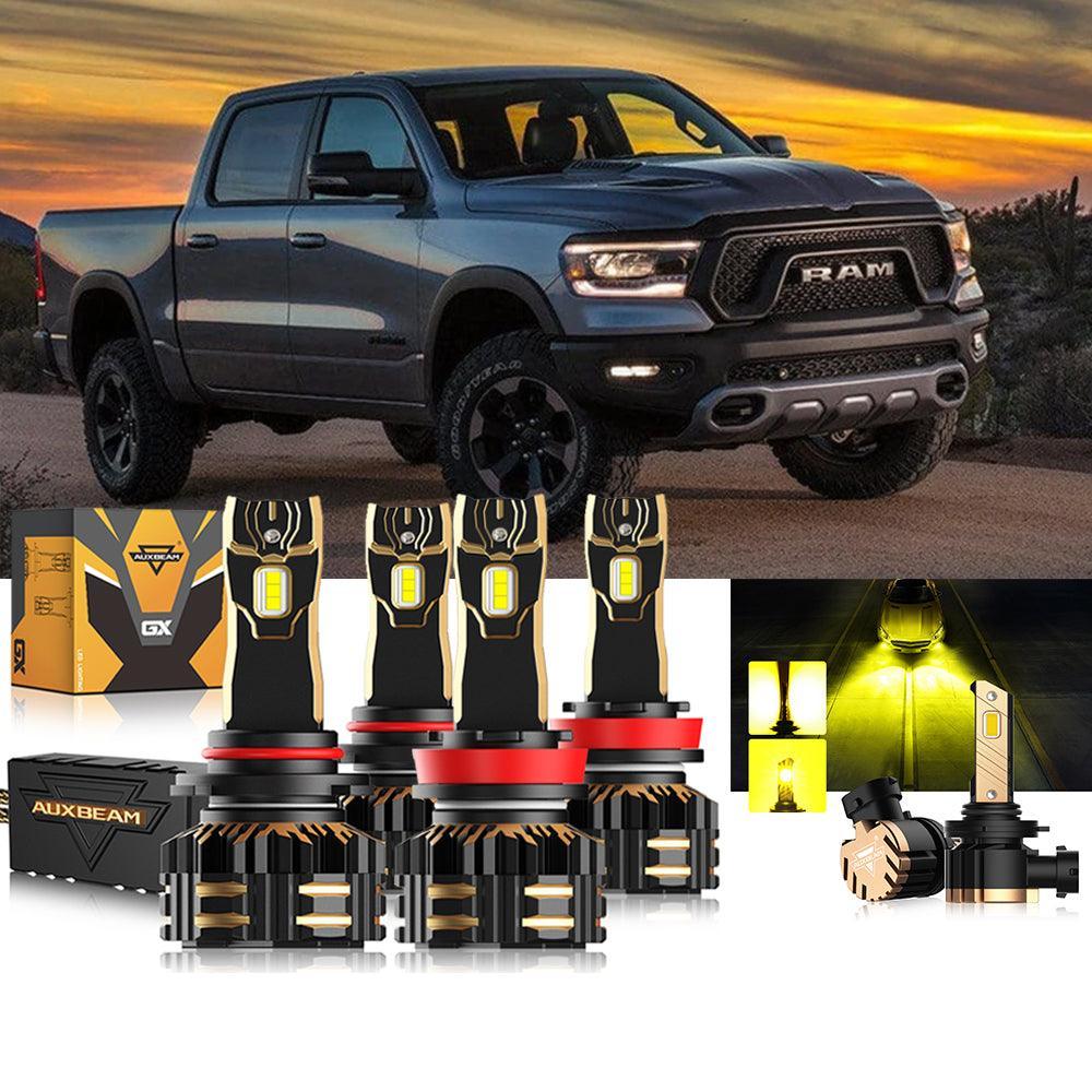 For 2018-2019 Ram 1500 (without projector-type headlights) 9005 H11 LED Headlight Bulbs Bundle - Image 17