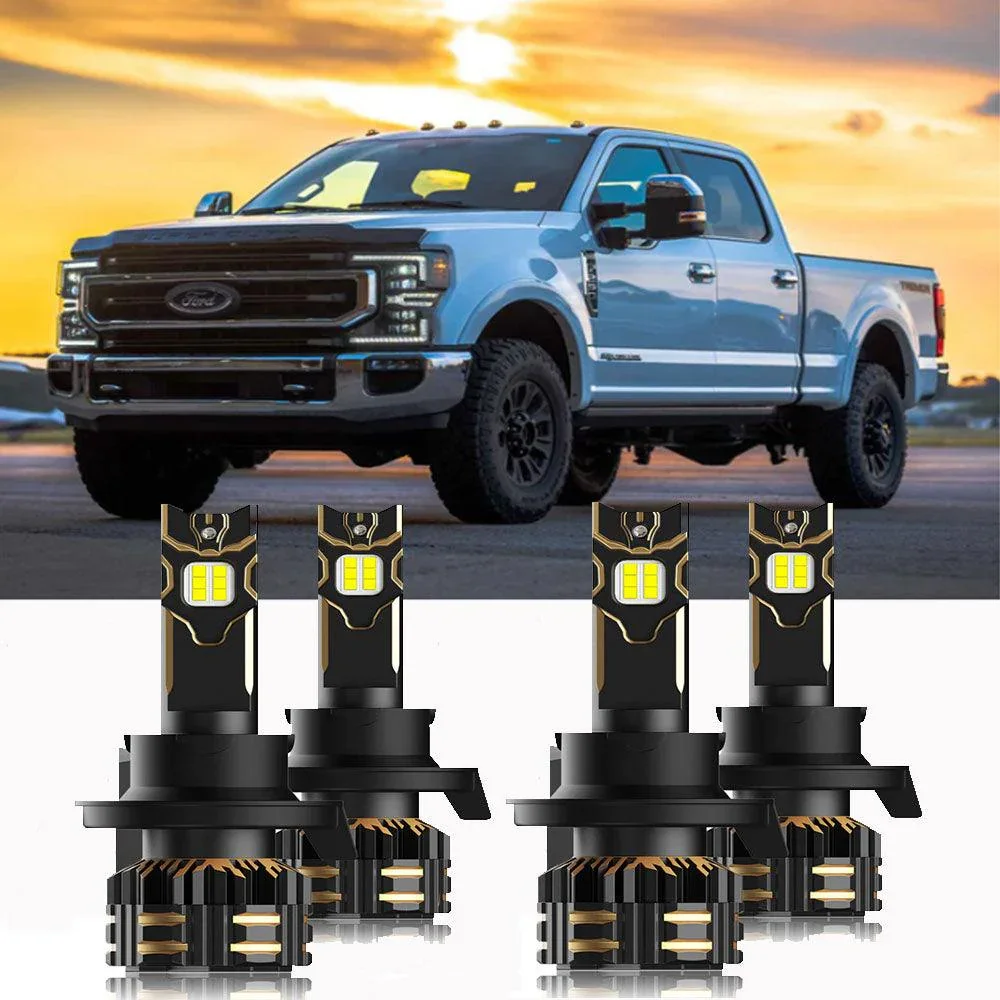 For 2020 Ford F-250 Super Duty  H13 LED Headlight Bulbs Bundle - Image 12