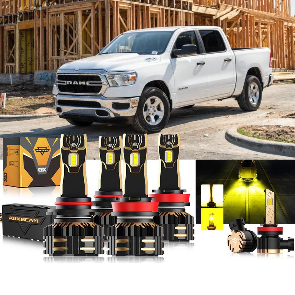 For 2020 Ram 1500 9005 H11 LED Headlights Bulbs Bundle - Image 11