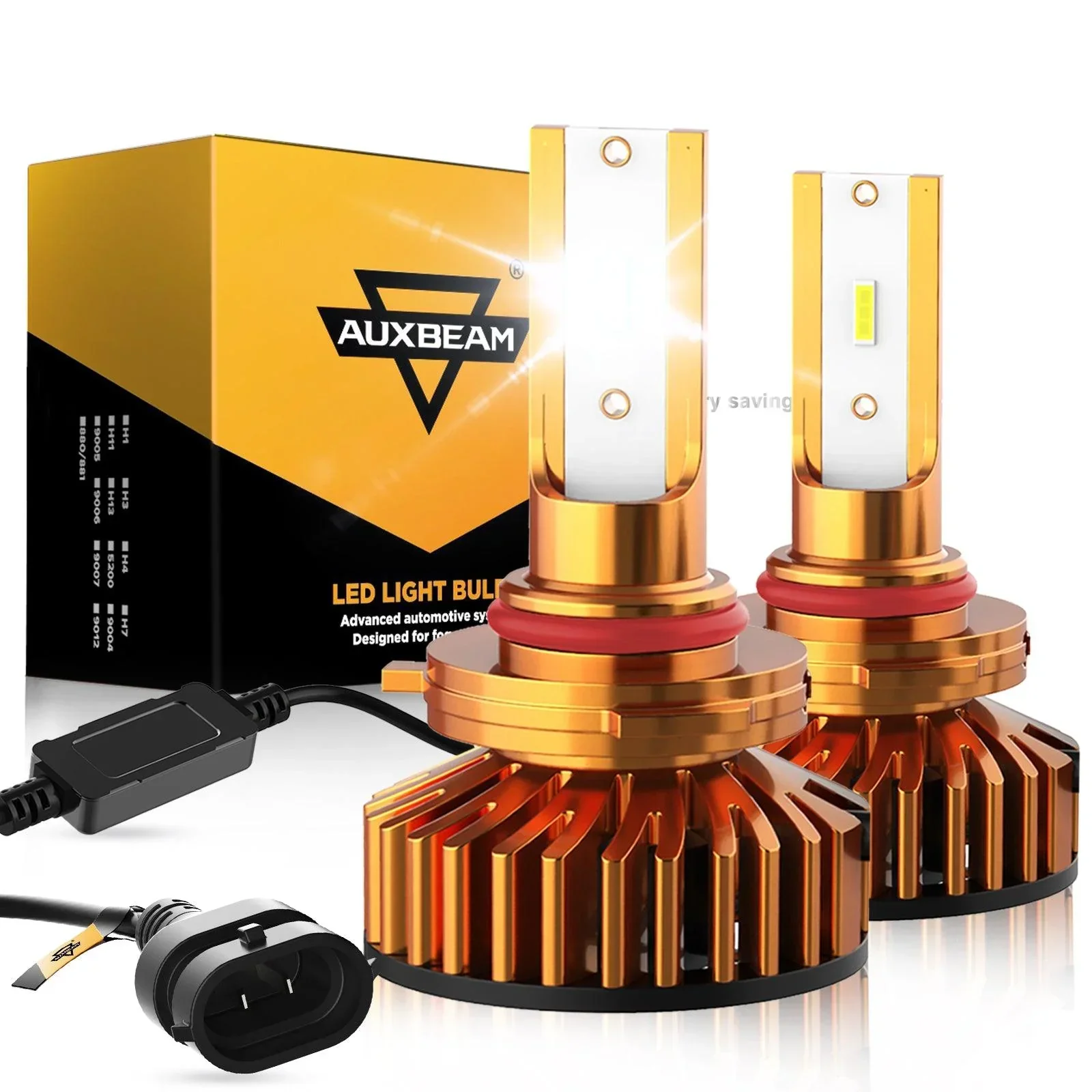 9005 LED Headlight Bulbs 52W 10000LM F2 Series Mini Size 6500K Cool White | 2 Bulbs - Image 9
