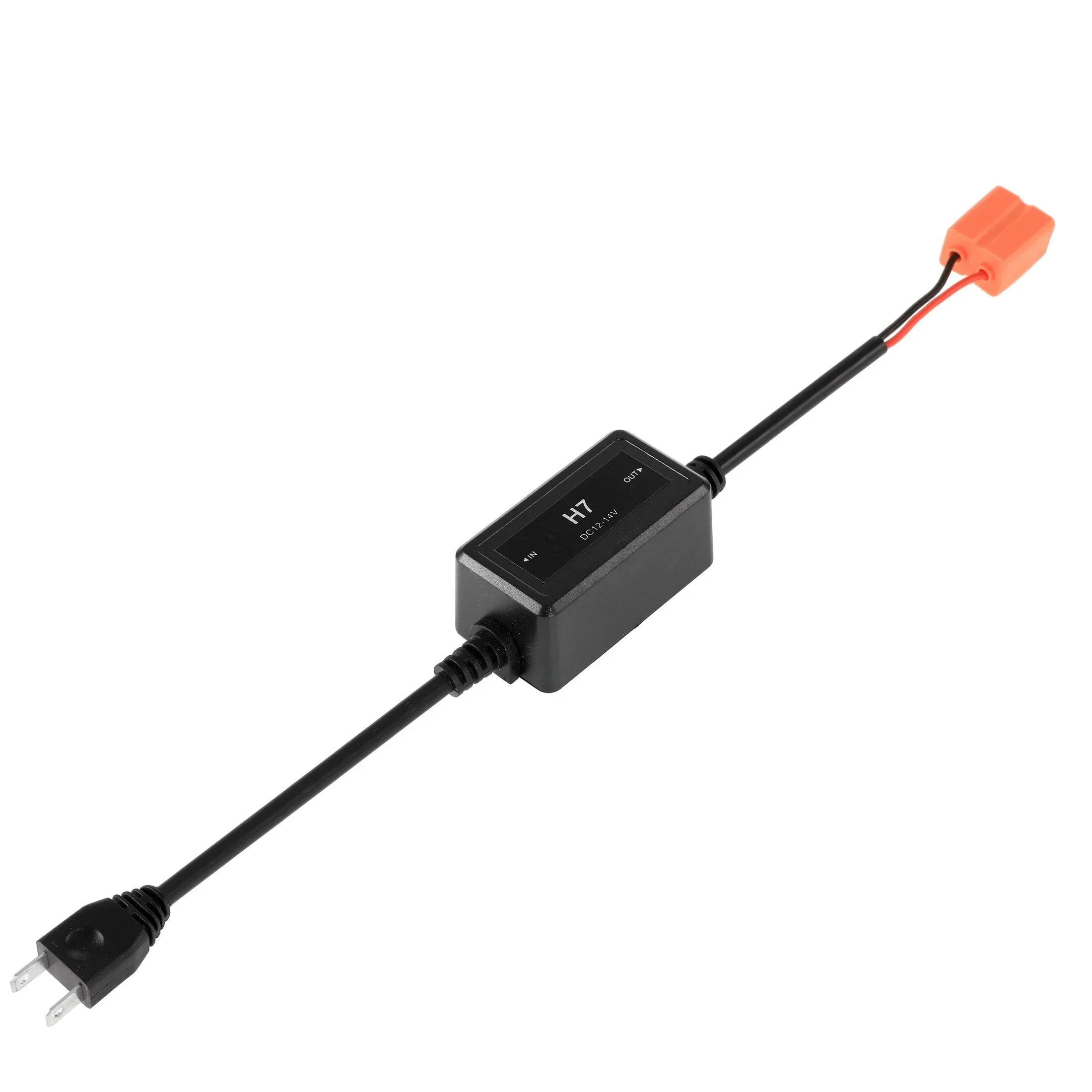 H7 C10-MODEL Enhanced LED Headlight Bulbs Canbus Decoder Anti-Flicker Hyper Flash No Warning Harness Resistor Conversion Kit 2pcs/set - Image 10