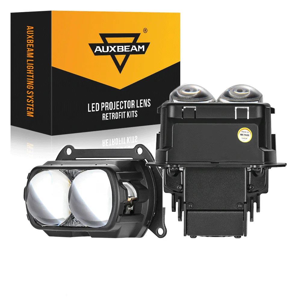 3.5 inch 132W Hyperbolic Rectangular Bi-LED Projector Lens Headlight K9 Series, Retrofit Cutting Installation for Cars | 2pcs/Set - Image 20