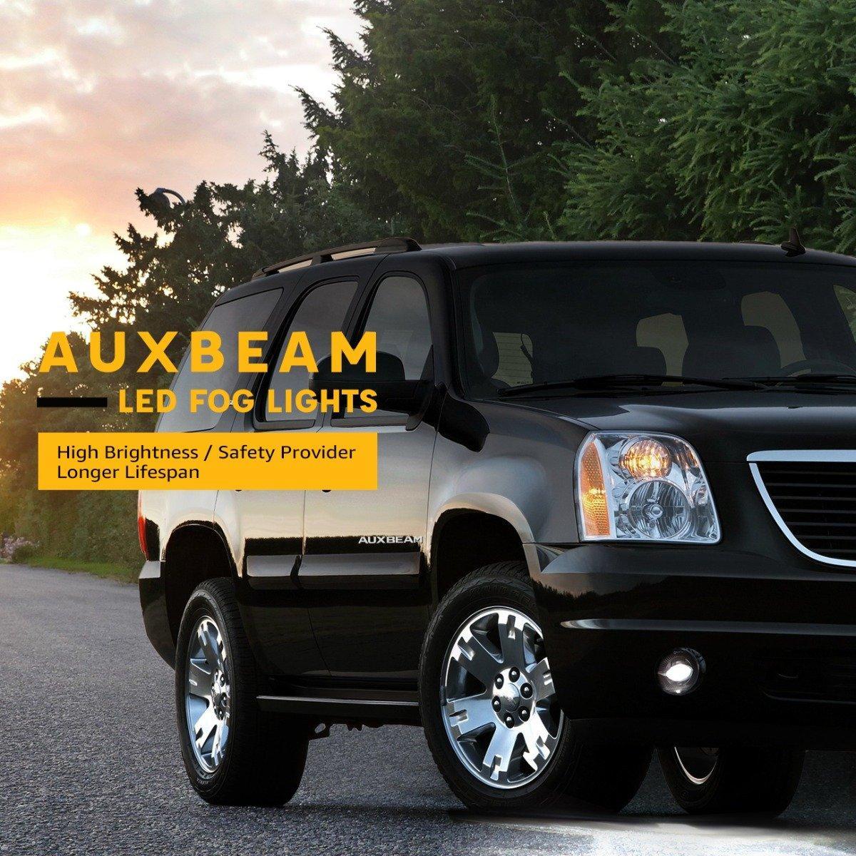(2pcs/set) 24W Round Black LED Fog Lights 5202 for GMC Acadia 2007 2008 2009 2010 2011 2012 - Image 7