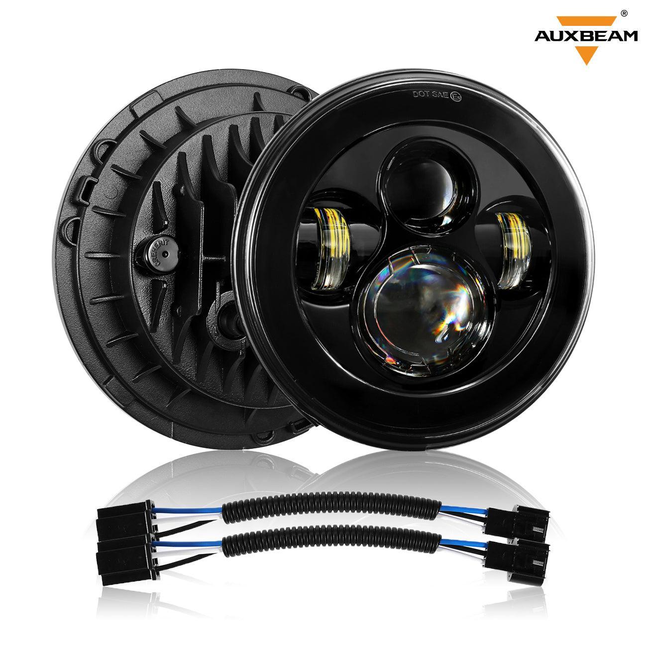 7'' LED Headlight Replacement, 4'' LED Fog Light & LED Smoke Tail Light Brake Reverse Turn Signal Lamp for Jeep Wrangler JK - Image 8