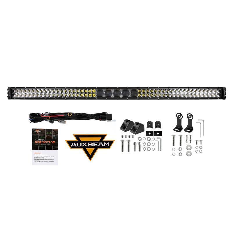 7" LED Halo Headlights + 4" Inch LED Fog Lights with DRL + 5D-PRO 52" Straight LED Light Bar + Windshield Mounting Brackets + 18W Spot Beam Pod Lights Set for for Jeep Wrangler JK - Image 10