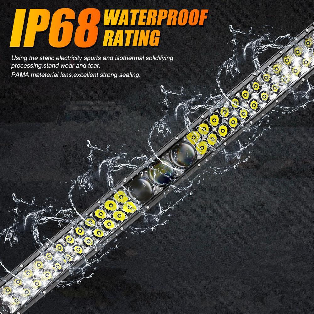 32 Inch 5D-PRO Series Dual Row LED Light Bars & Car Roof Windshield Mounting Brackets Combo for 2014-2021 RZR XP 1000 and RZR XP 4 1000 ,2016-2021 RZR 900,2016-2021 RZR-S 1000 - Image 8