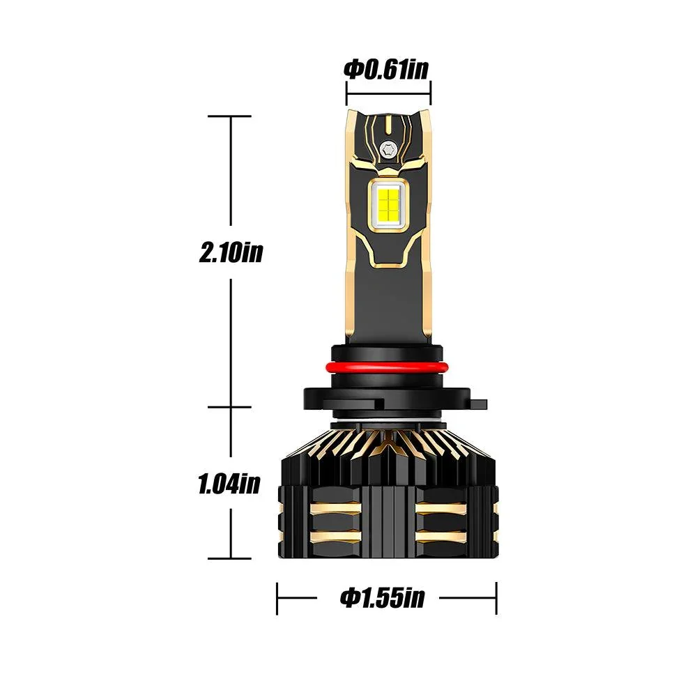 🆕9005+H11 LED Headlight Bulbs 240W 40000LM GX-ULTRA Series 6500K Cool White | 4 Bulbs - Image 10