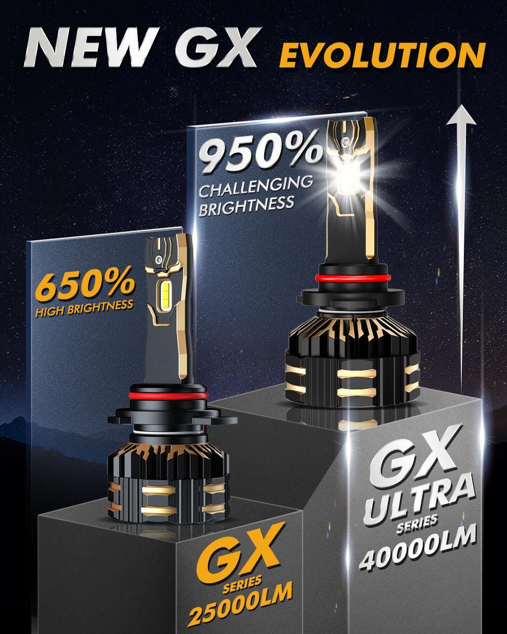 🆕9005+H11 LED Headlight Bulbs 240W 40000LM GX-ULTRA Series 6500K Cool White | 4 Bulbs - Image 3
