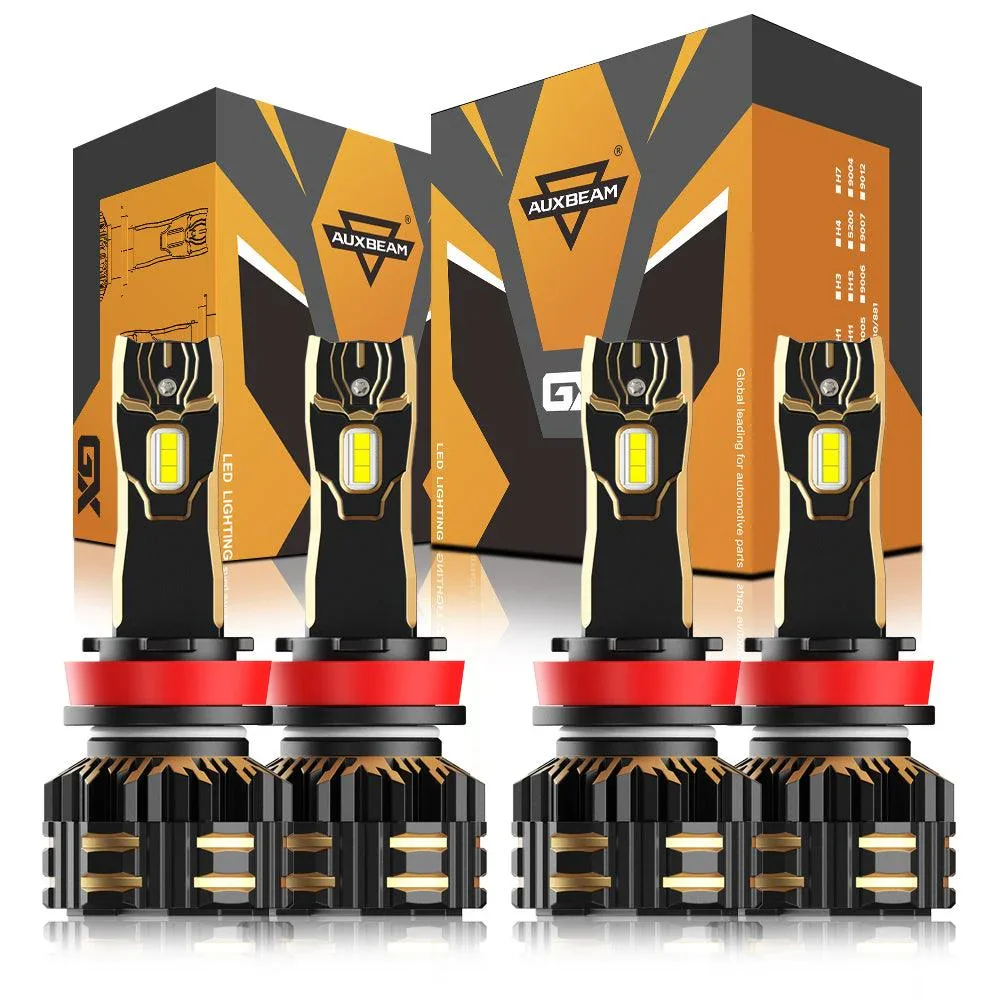 H11/H9/H8/H16JP LED Headlight Bulbs 120W 25000LM GX Series Brightest 6500K Cool White | 2 Bulbs - Image 12