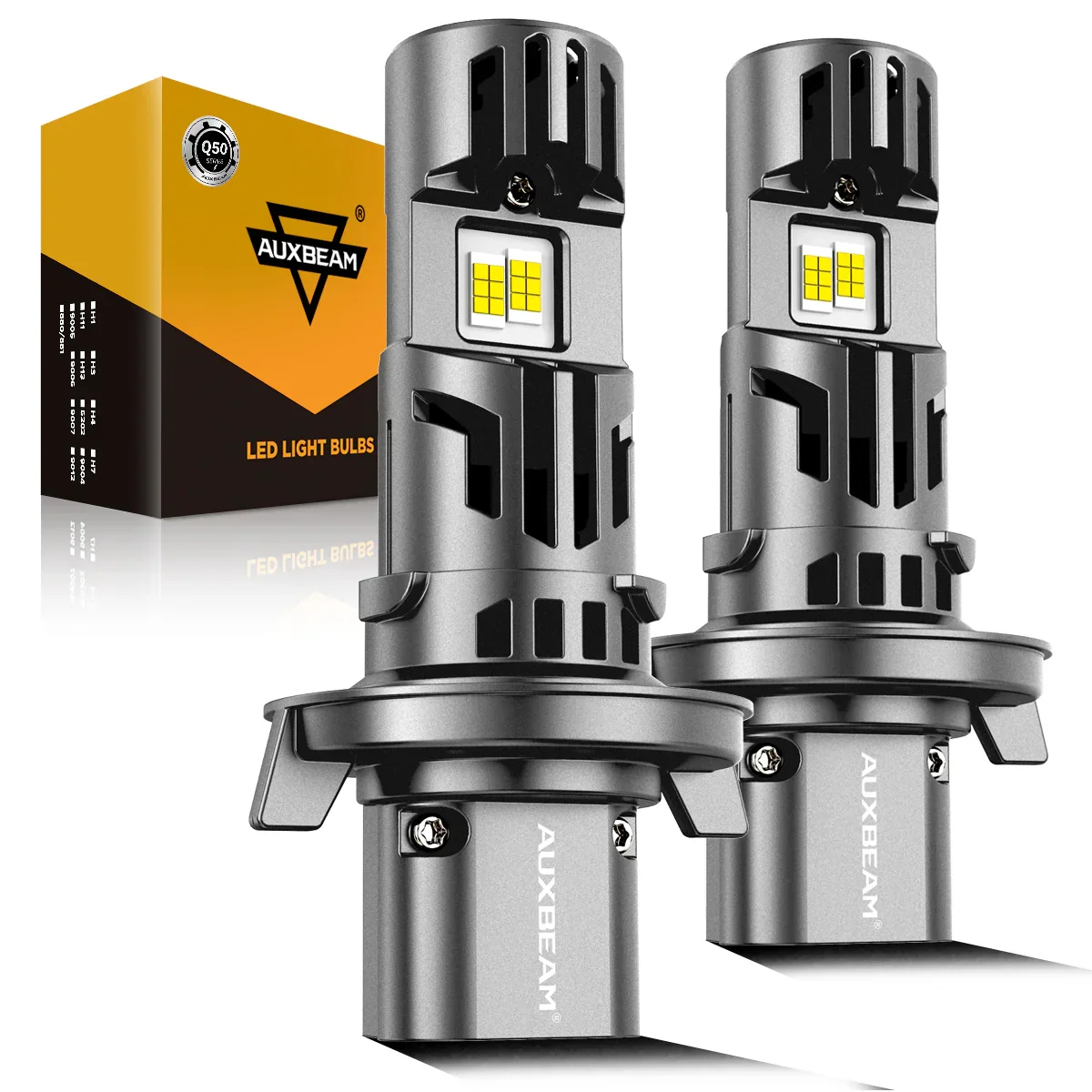 🆕H13/9008 LED Headlight Bulbs Q50 Series Dual Turbo Fans 130W 36000LM 6500K Cool White| 2 Bulbs - Image 10