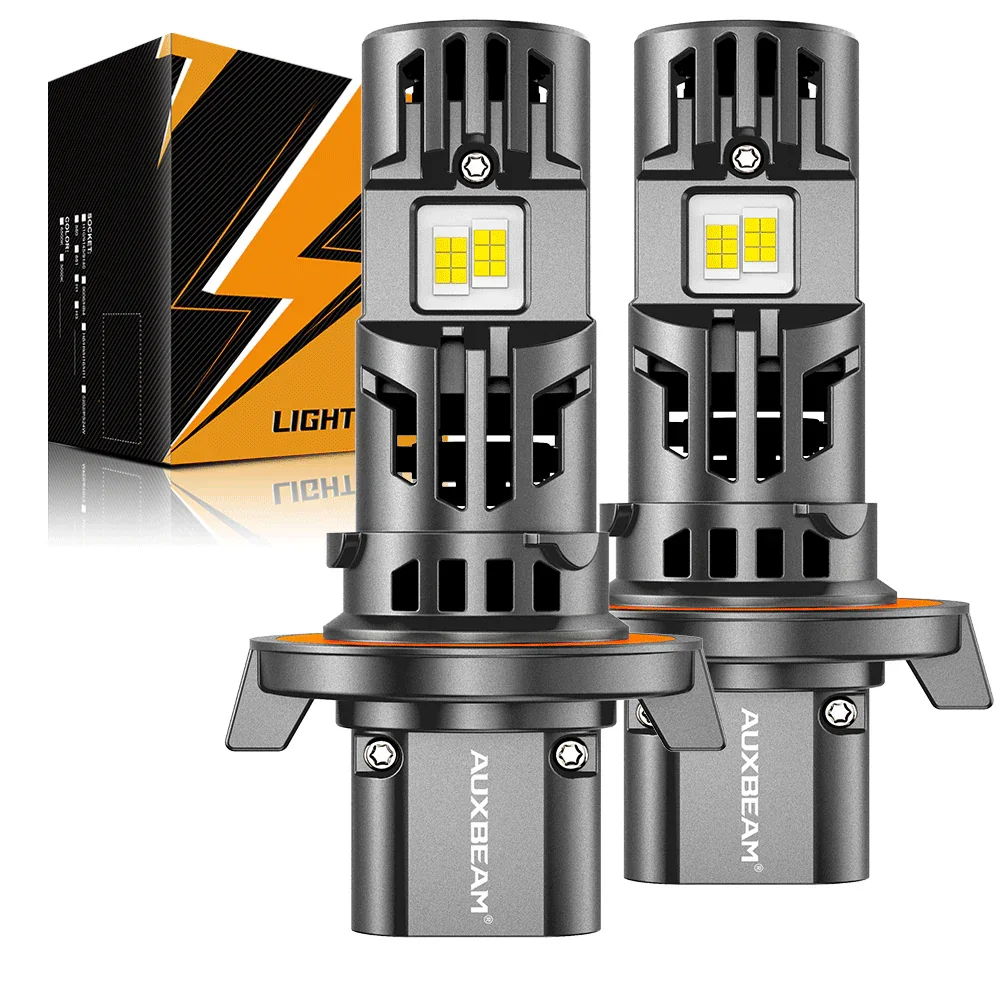 🆕H13/9008 LED Headlight Bulbs Q50 Series Dual Turbo Fans 130W 36000LM 6500K Cool White| 2 Bulbs - Image 9