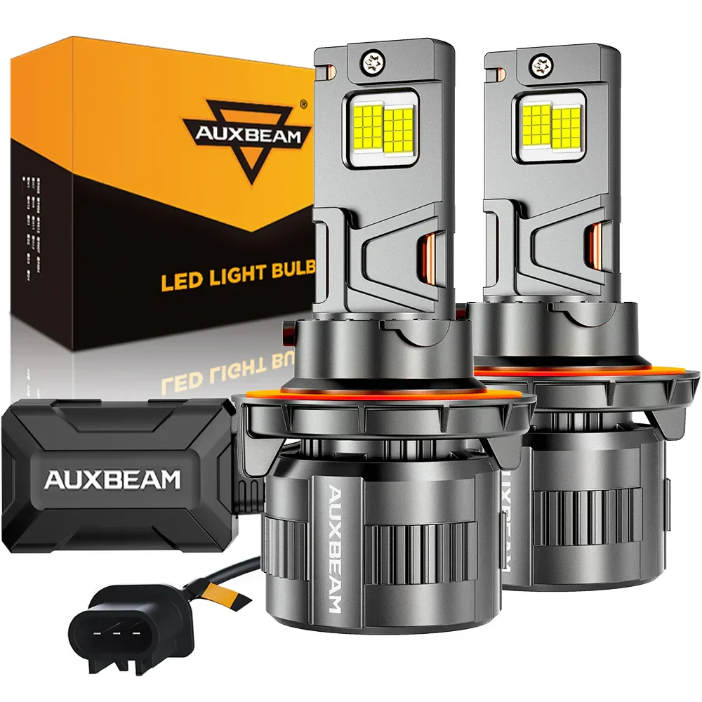 ๐H13/9008 LED Headlight Bulbs 130W 32000LM F35 Series Dual Compatibility 12V/24V 6500K Cool White | 2 Bulbs