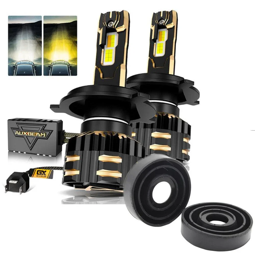 H4 LED Headlight Bulbs 110W 25000LM GX Bi-Color Series High Power & Brightness Dual Color Switchback | 2 Bulbs - Image 10