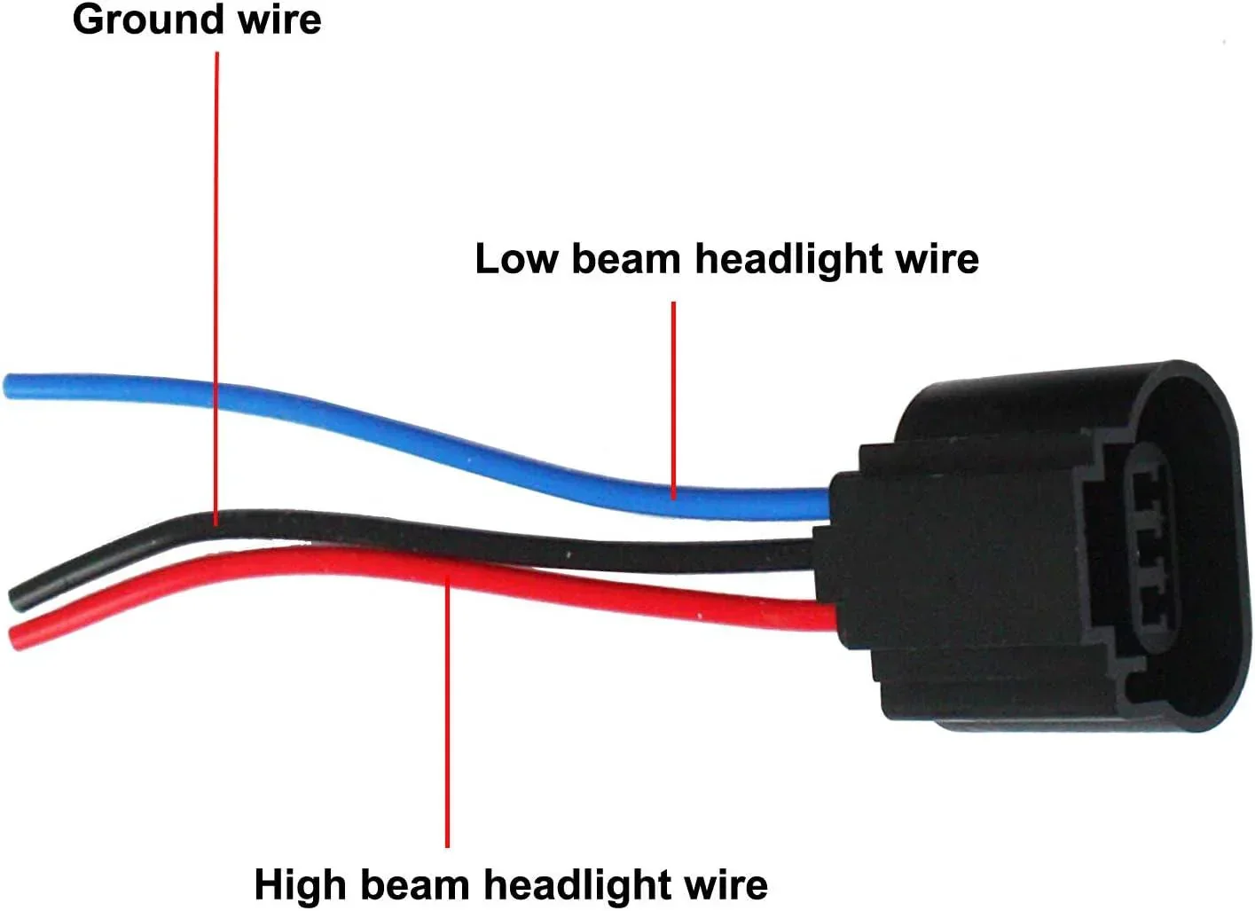 H13 Male to H4 Female Adapter Wiring Harness Connector Headlight Conversion for Headlight/Fog Light 2pcs/Set - Image 5