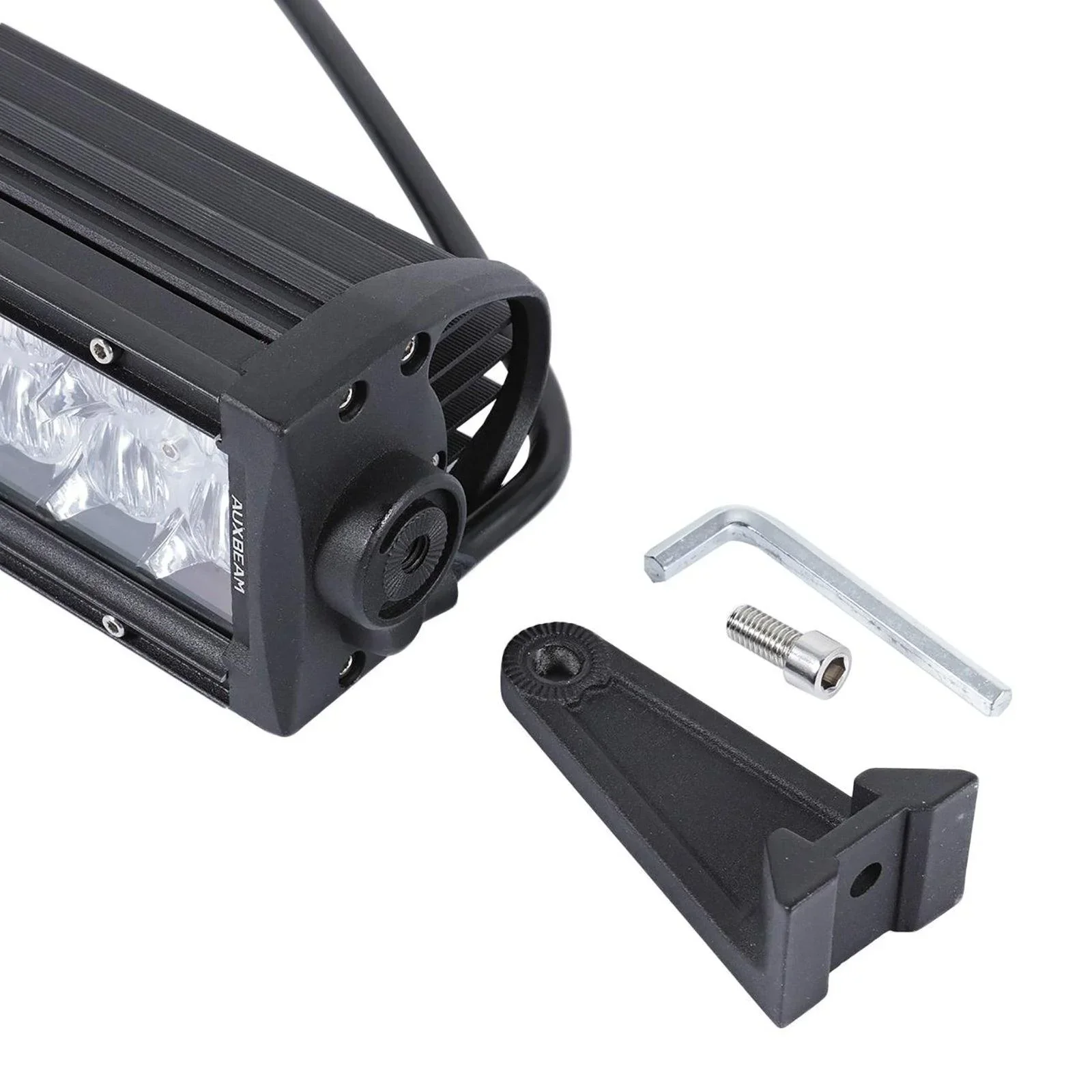 52" Straight LED Light Bar & 4" LED PODS & 2 IN 1 Design Windshield Mounting Brackets For Jeep Wrangler JK 2007~2017 - Image 16