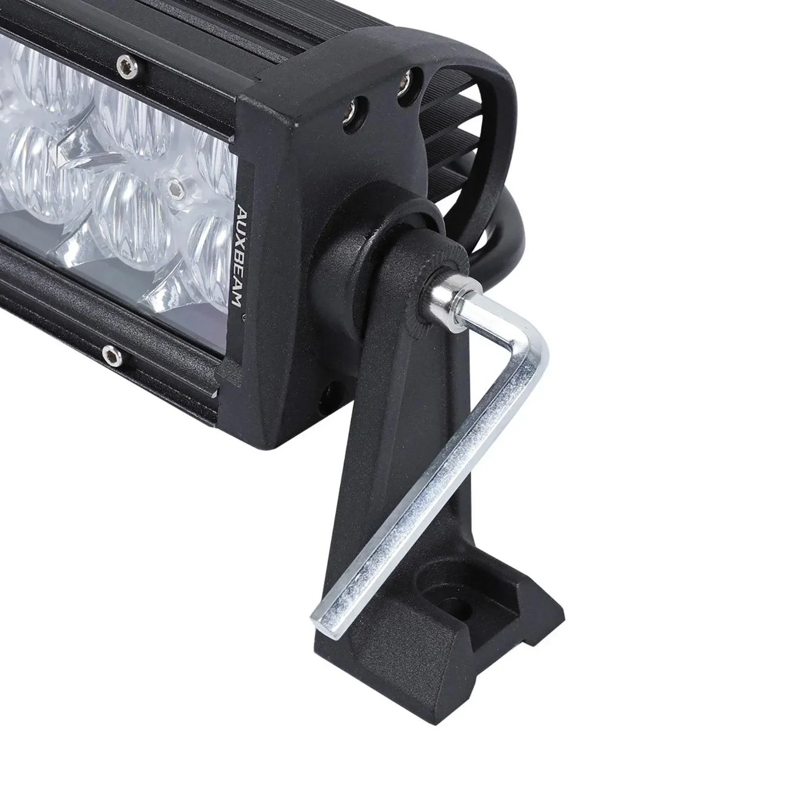 52" 5D-Series Straight LED Light Bar&Windshield Mounting Brackets For Jeep Wrangler JK 2007~2017 - Image 8