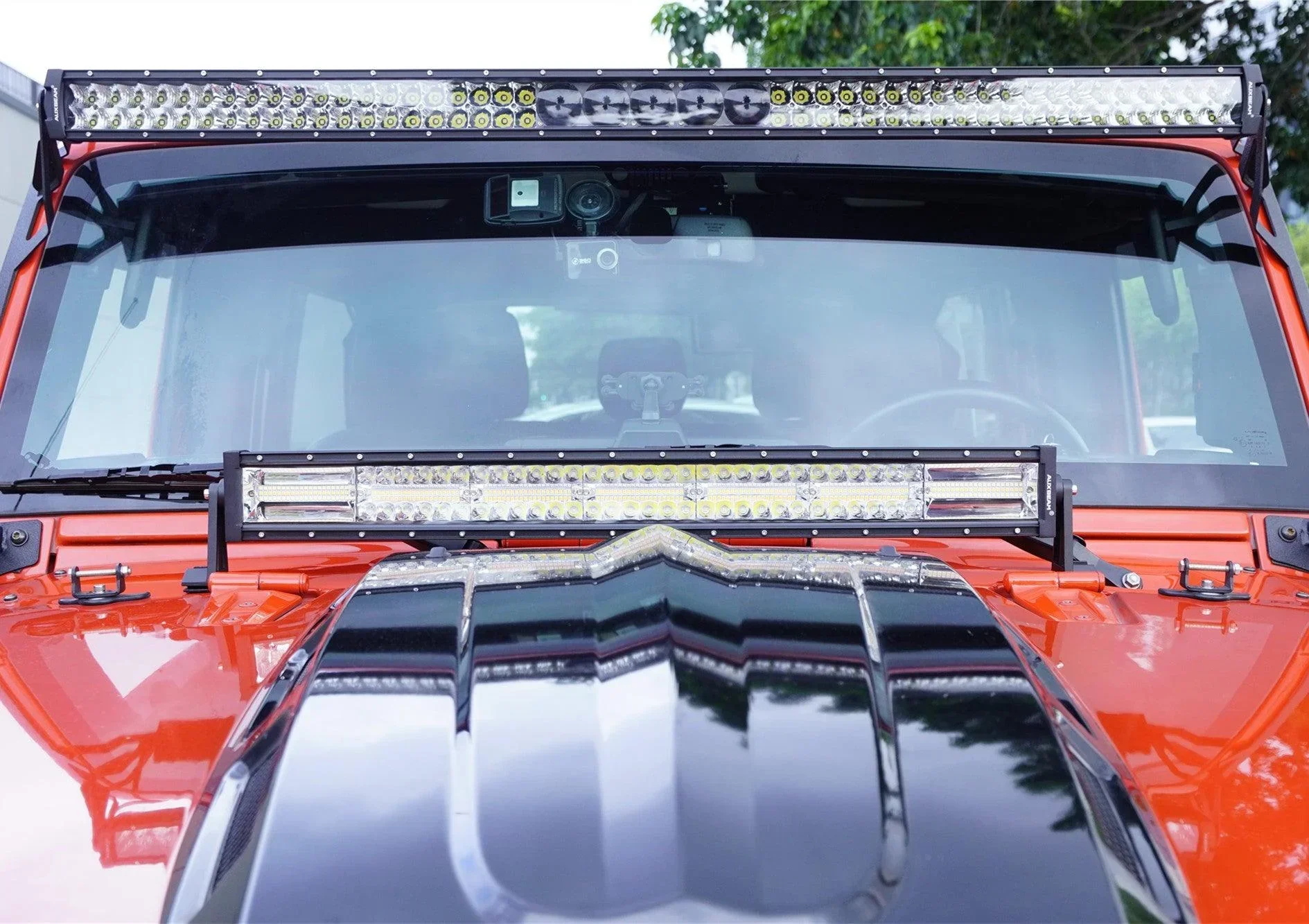 52" 5D-PRO Light Bar&Windshield Mounting Brackets For Jeep Wrangler JK 2007~2017 - Image 4