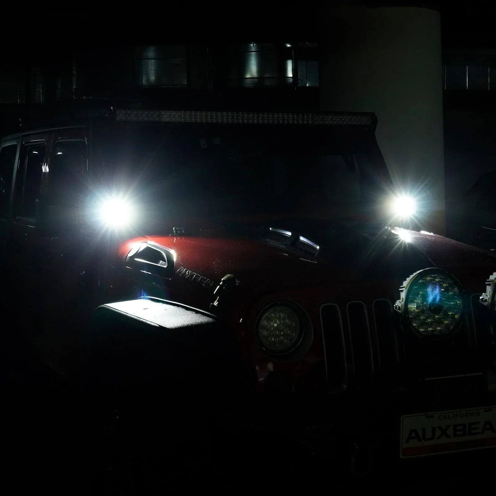 52" 5D-PRO LED Light Bar & 3"LED PODS & 2 IN 1 Design Windshield Mounting Brackets For Jeep Wrangler JK 2007~2017 - Image 5