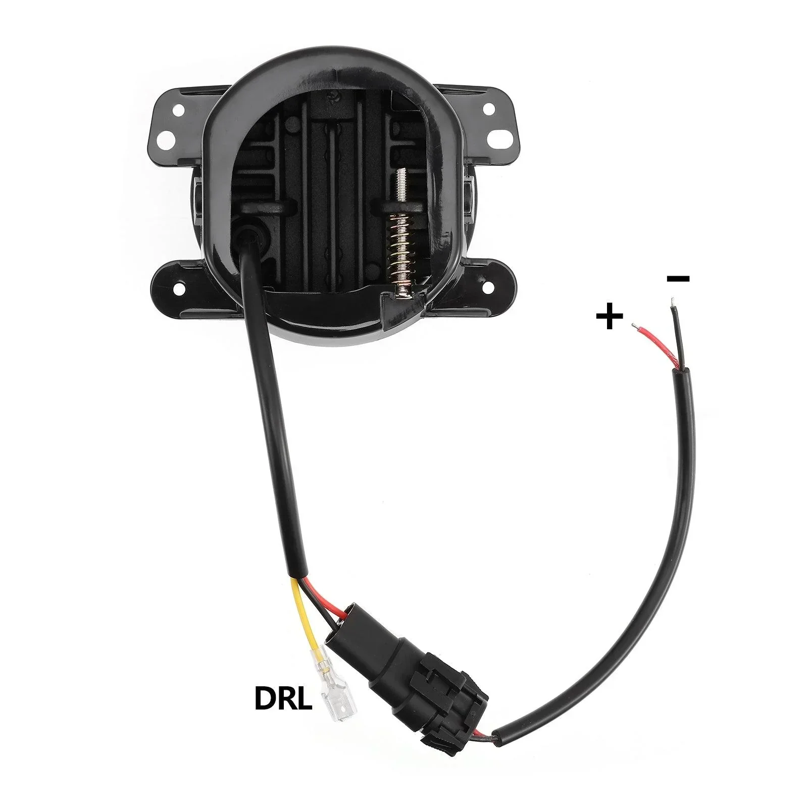 (2pcs/set) 4" 60W LED Fog Lights with White Halo Ring DRL for Jeep Wrangler JK/ Jeep Grand Cherokee/ Dodge - Image 9