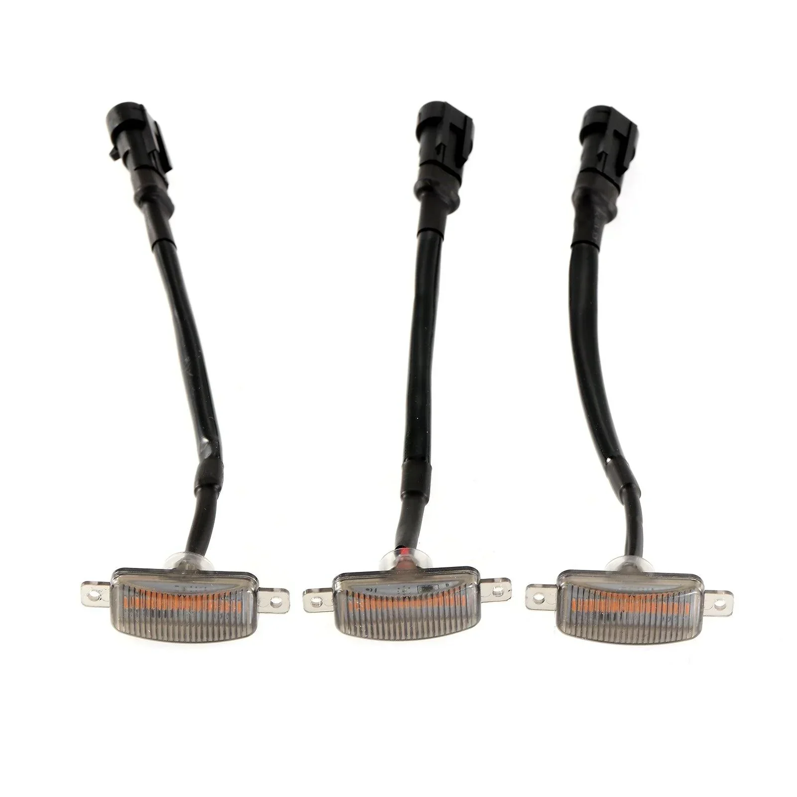 (3pcs/set)  LED Front Grille Lights Raptor Style Amber Light Fit for Dodge Ram 1500 2500 3500 (Amber shell/ Smoked shell） - Image 11
