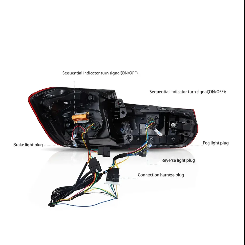 LED Laser Tail Lights Assembly CSL Style For 2012-2019 BMW 3 Series F30 F80 - Image 6