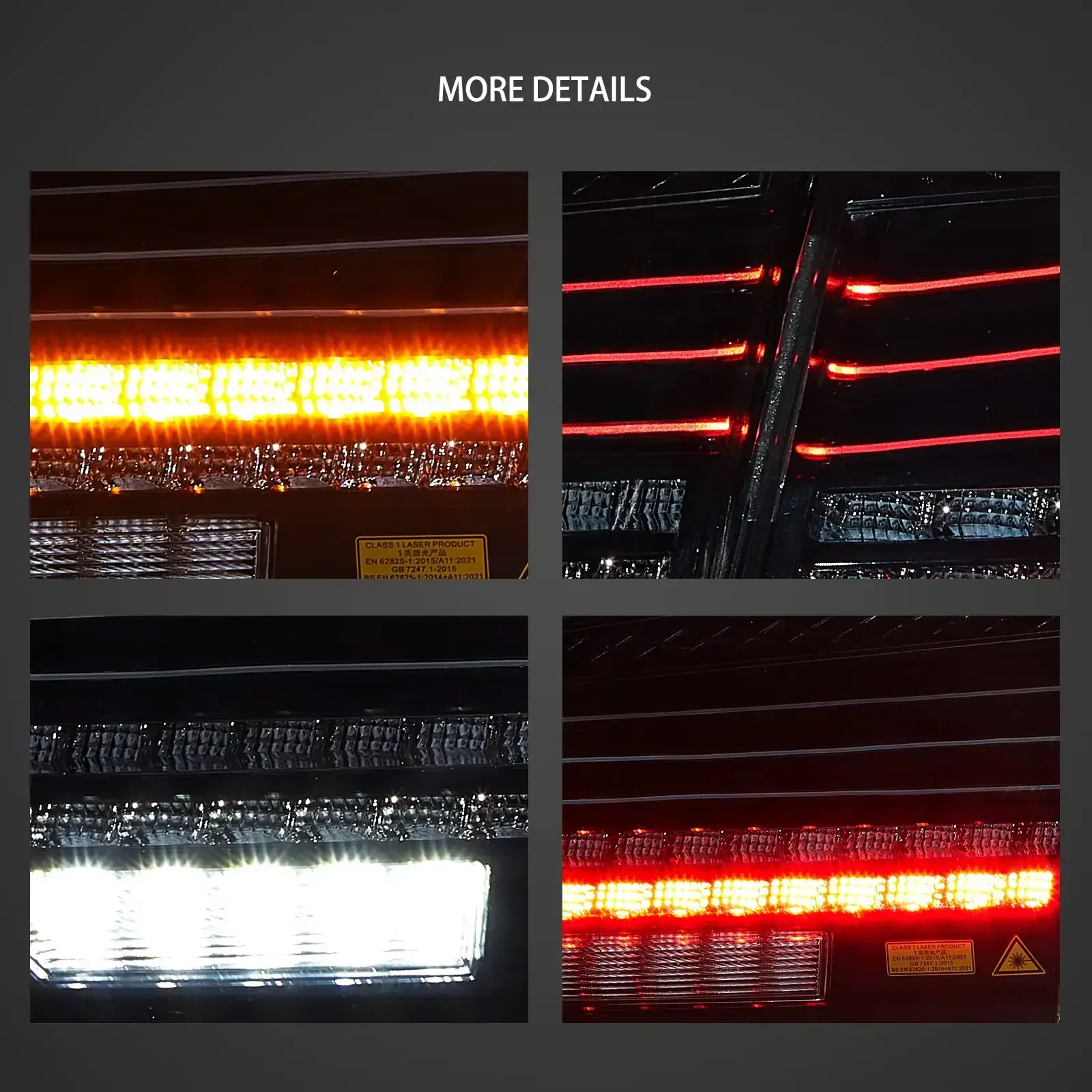 LED Laser Tail Lights Assembly CSL Style For 2012-2019 BMW 3 Series F30 F80 - Image 8