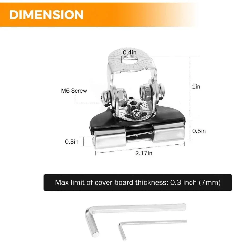 3 Inch Spot/Flood Beam LED Pods Light + Universal LED Working Lights Mounting Brackets - Image 8