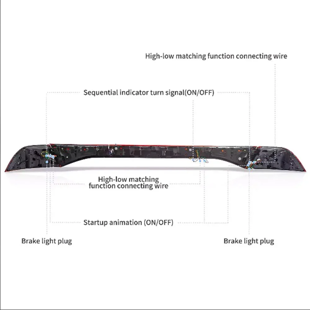 LED Tail Light Assembly Full LED With Start-Up Animation For 2023-2025 Honda Accord - Image 9